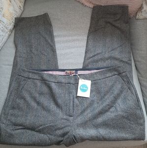 NWT Boden wool pants in herringbone pattern, size 16R